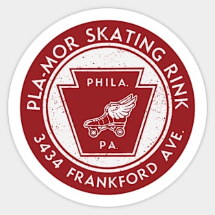 Vintage Roller Skating Philadelphia Pennsylvania Sticker